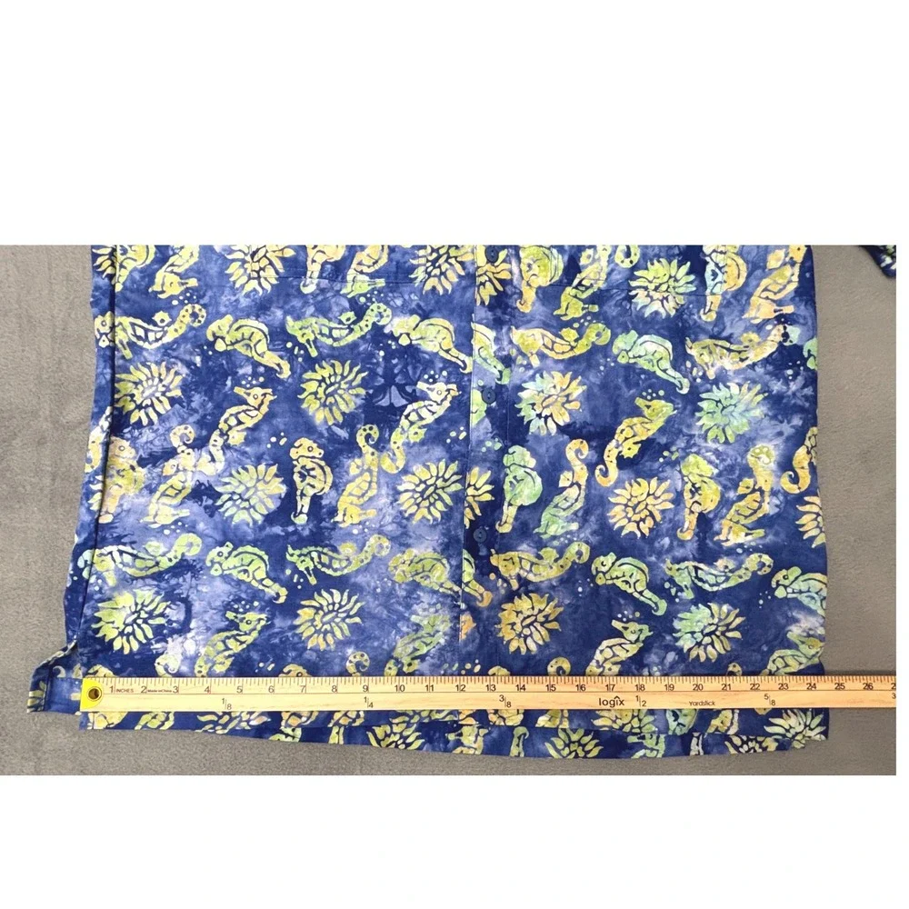 Tybee Island Clothing Company Hawaiian Camp Shirt Men's XL 100% Cotton